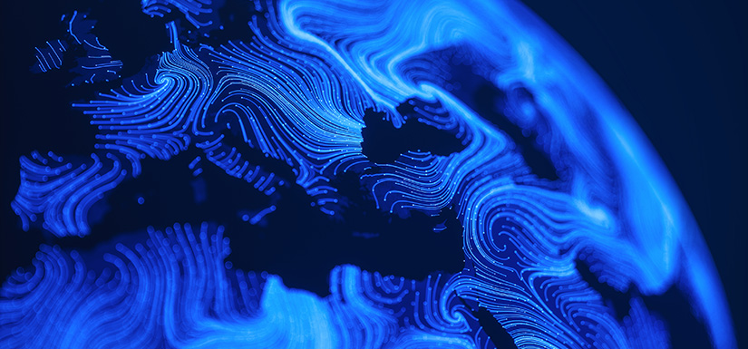 aries-istock-1212433513-body Globe-like image made up of interconnected lines of illuminated dots.
