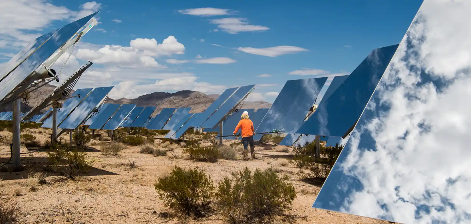 46280-hero Heliostats at the Ivanpah Solar Project in California.
