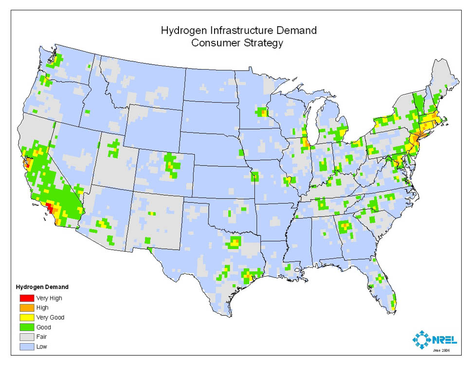 map_hydrogen_consumer_strategy U.S. Hydrogen Infrastructure Demand — Consumer Strategy