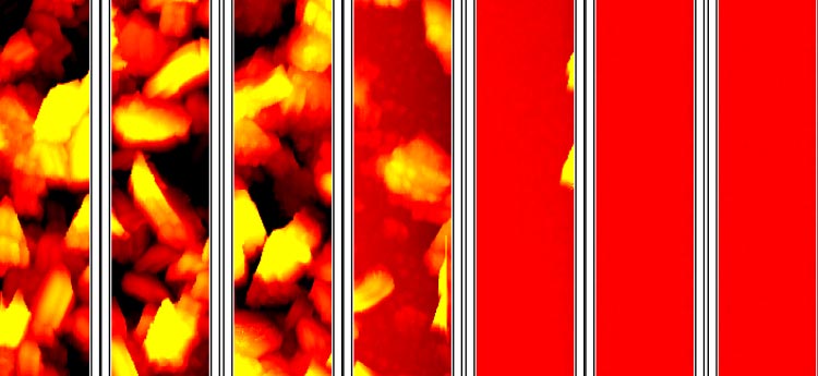 hp_materials_discovery Images of red and yellow particles