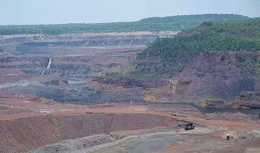 Continue reading about The Hull-Rust-Mahoning Open Pit Iron Mine in Minnesota.