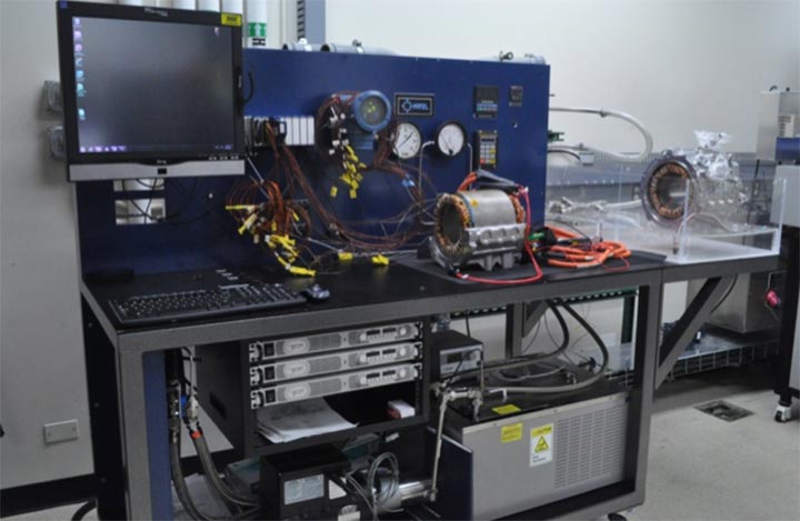 single-phase-liquid-cooling-test-bench A photo of the Single-Phase Liquid Cooling Test Bench